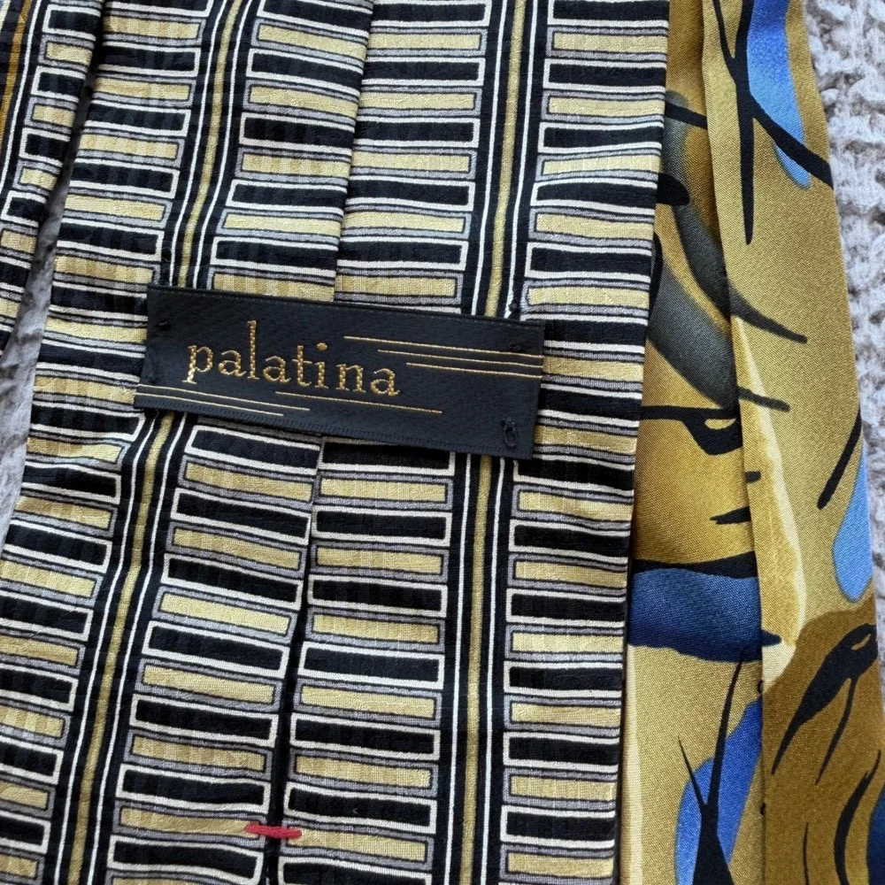 Vintage 90s Silk Tie Lot Geoffrey Beene Croft Barrow Palatina Abstract Geometric